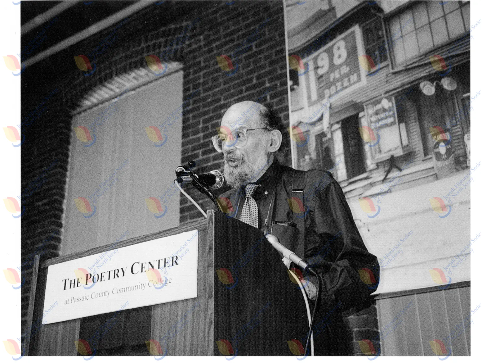 Photo of a speaker at a podium