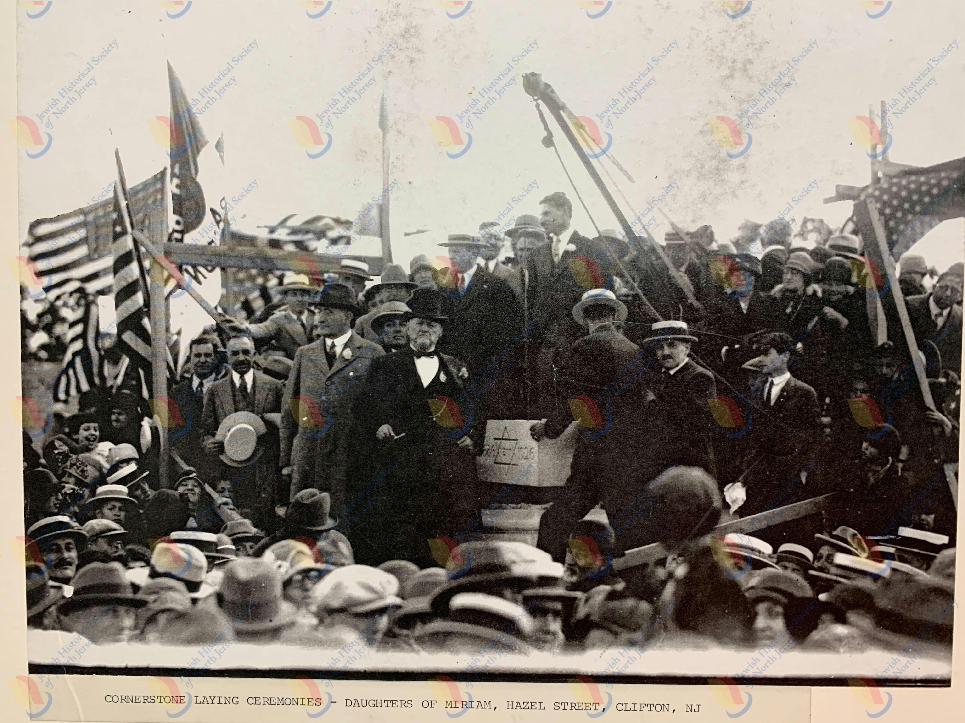 Photo of laying of the cornerstone (1926)