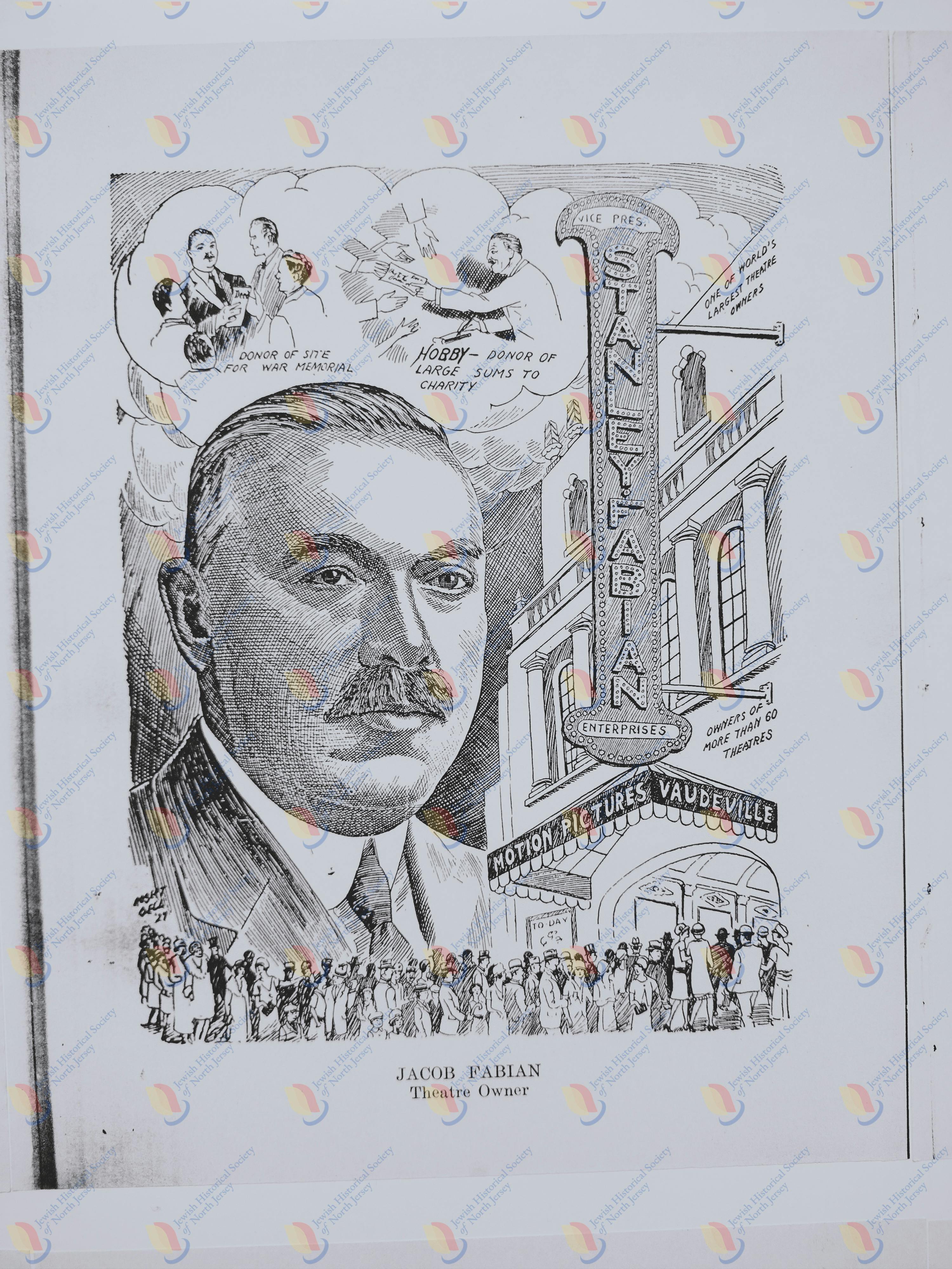 Prominent Businessmen Paterson, drawn by Robert Bell