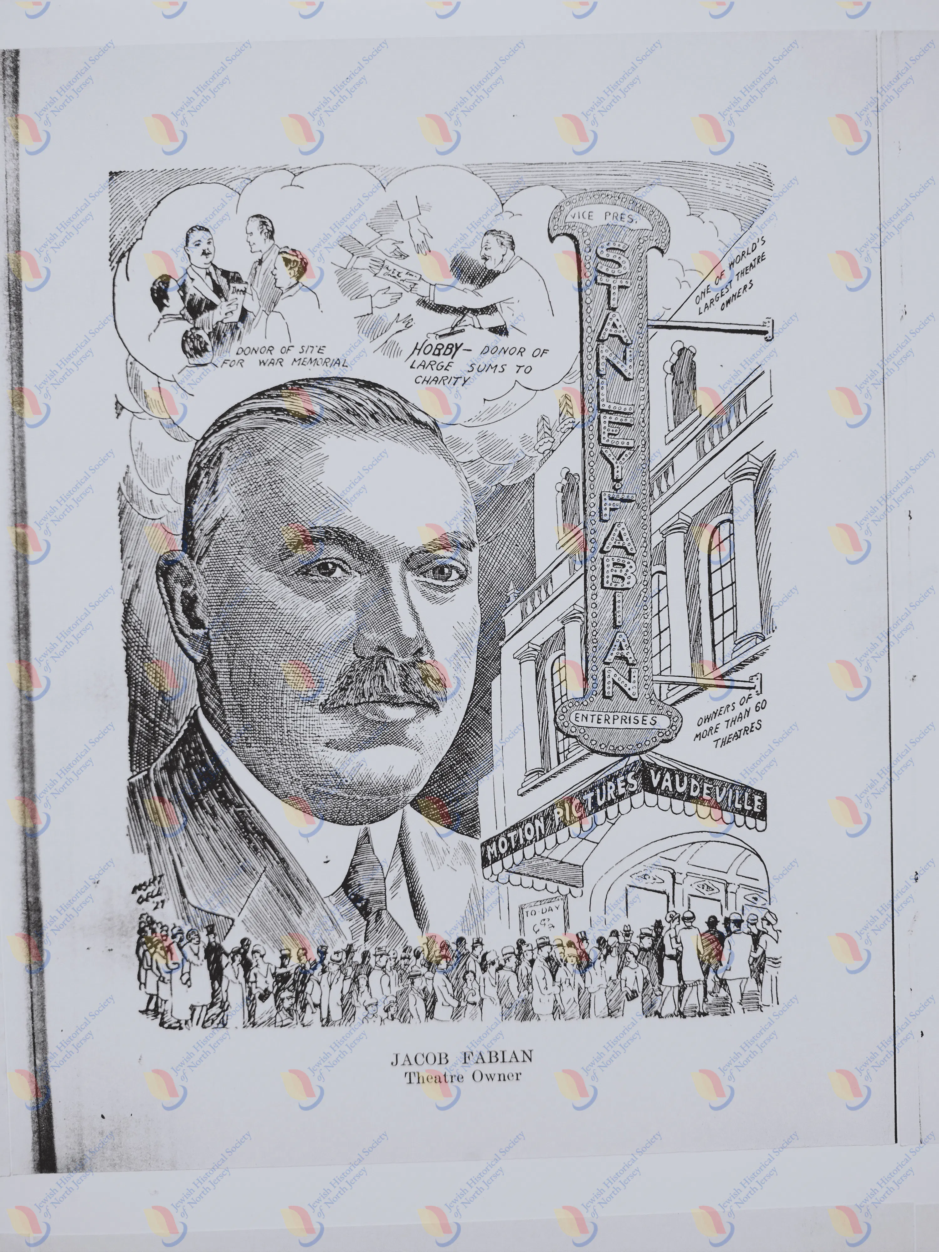 Prominent Businessmen Paterson, drawn by Robert Bell