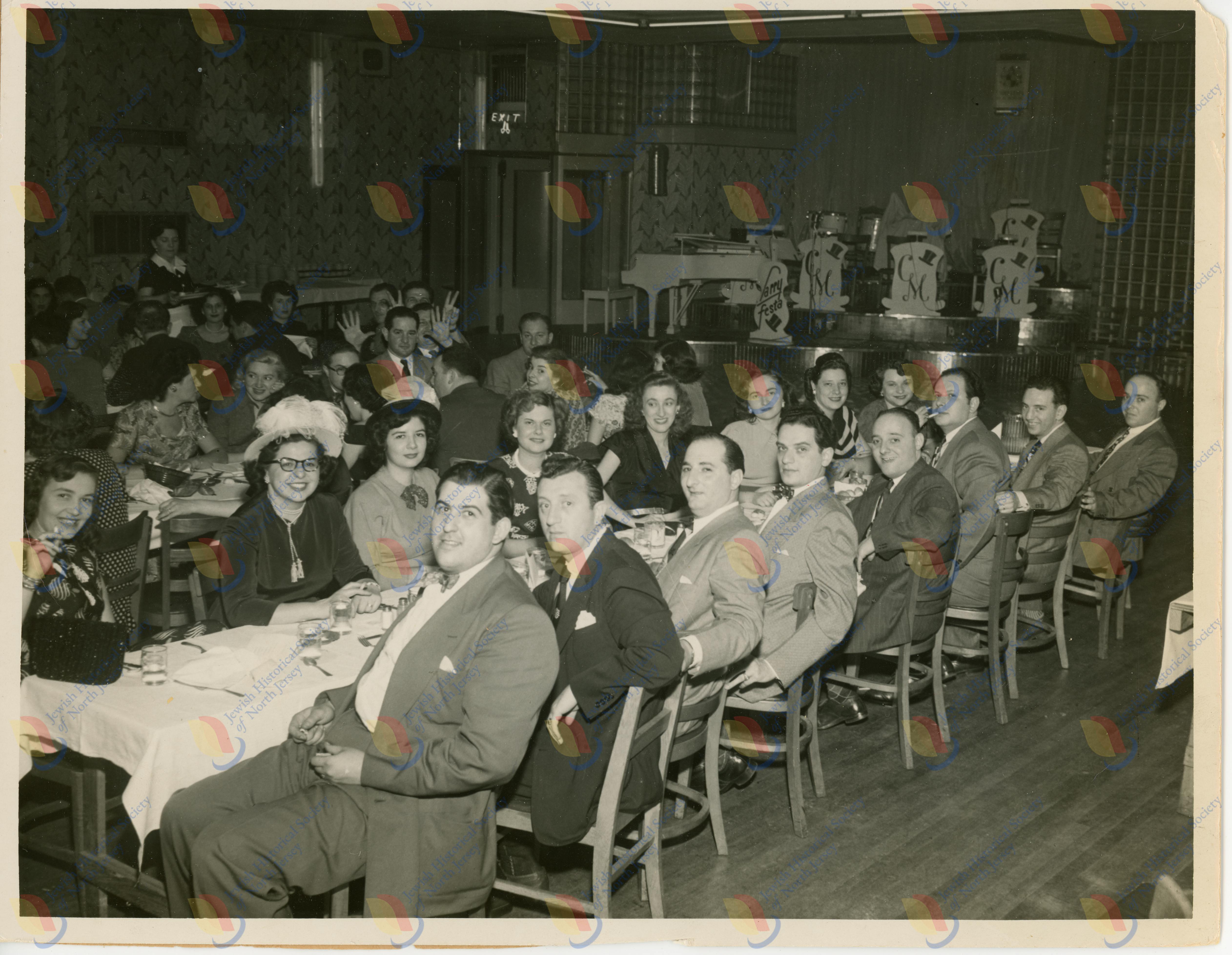 Diners at an event
