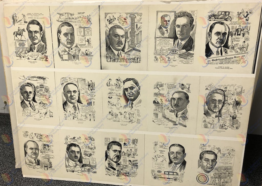 Caricatures of Prominent Businessmen from Patterson