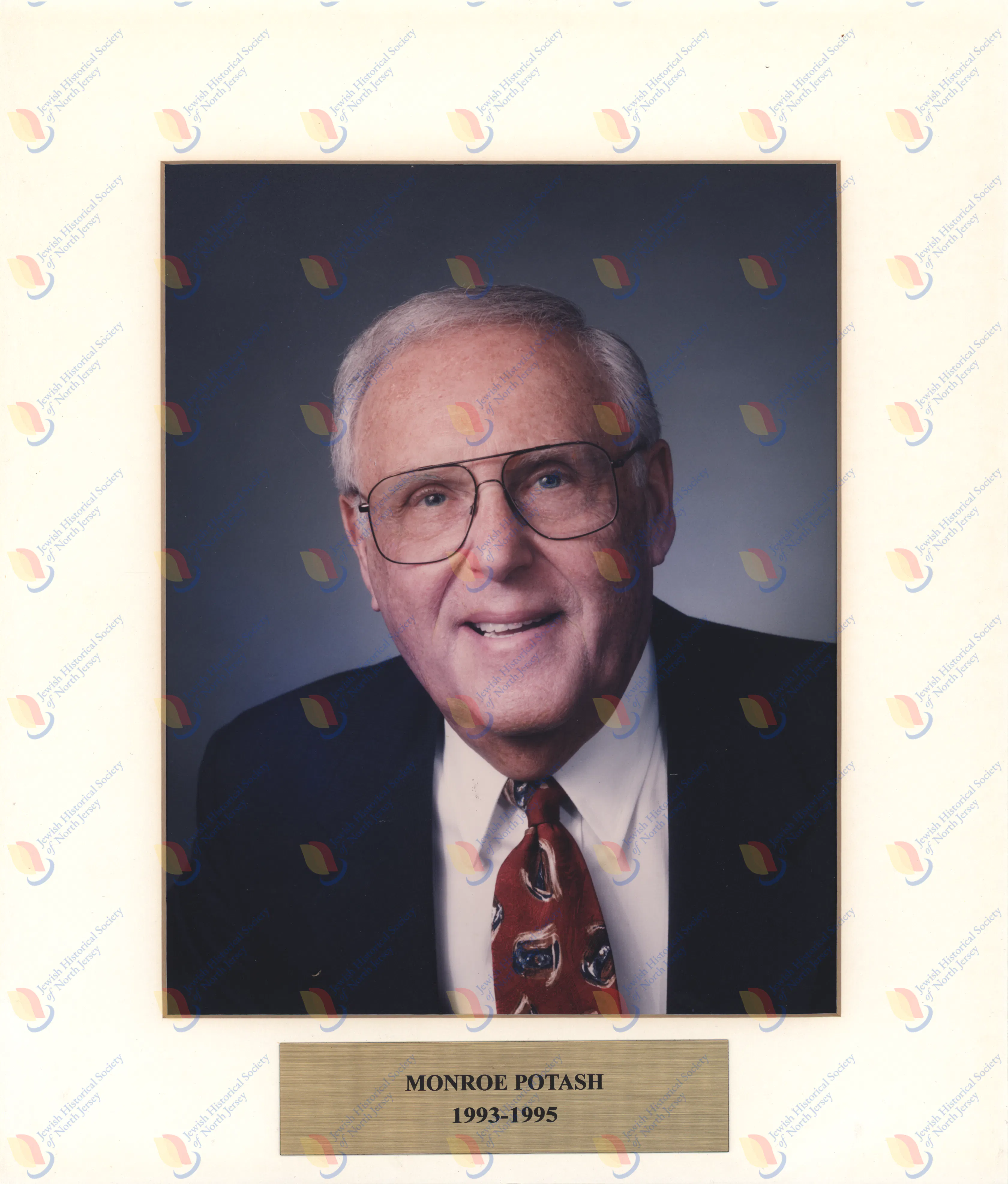 Photo of Monroe Potash, chairman of Daughters of Miriam Center, 1993-1995